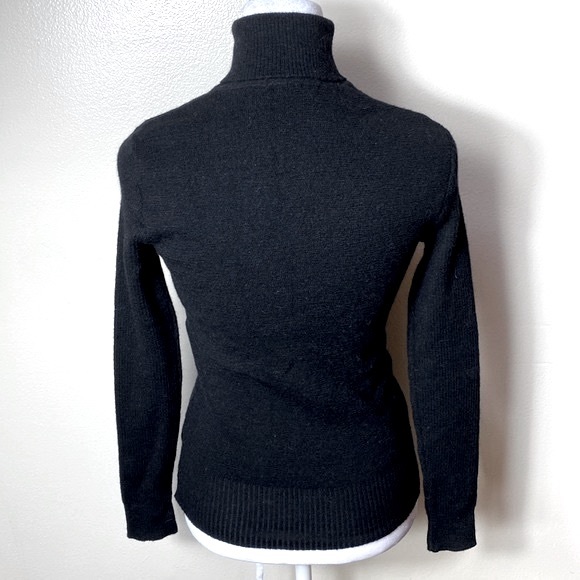 Vintage Anba of Austria Black Wool Turtleneck Sweater - Picture 3 of 8